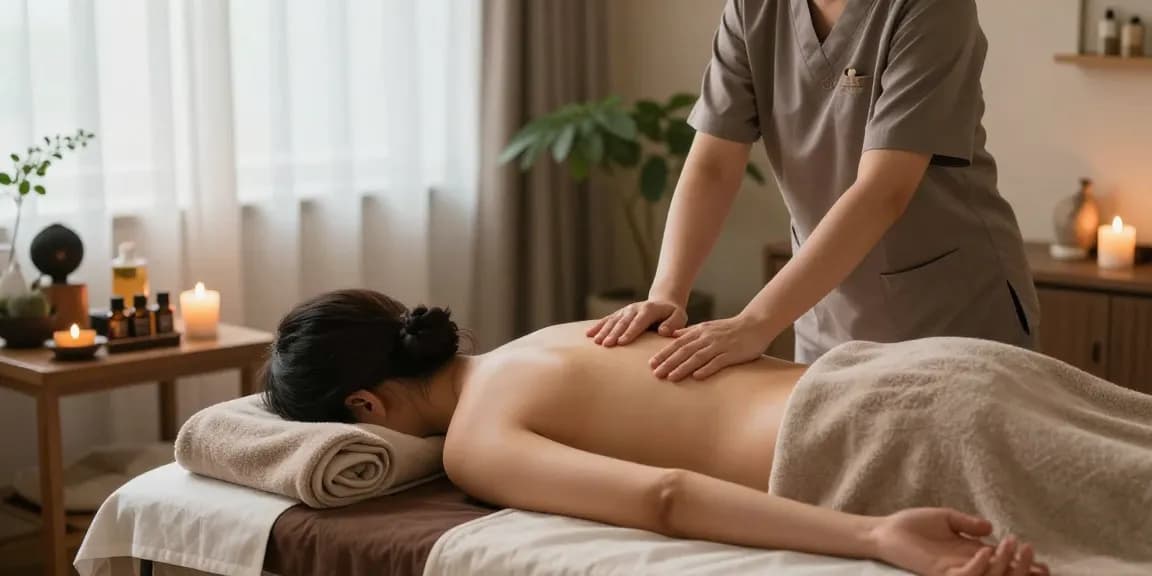 Experience the tranquility of 강서구출장마사지 in a serene wellness setting.